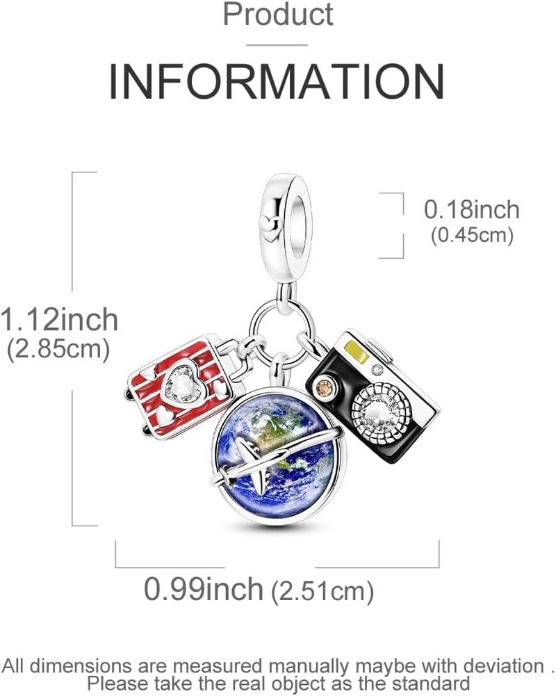 Hapour Store 925 Sterling Silver Charms for Bracelets Necklace European Jewelry Pendant Beads Charm for Women Mom - Image 4